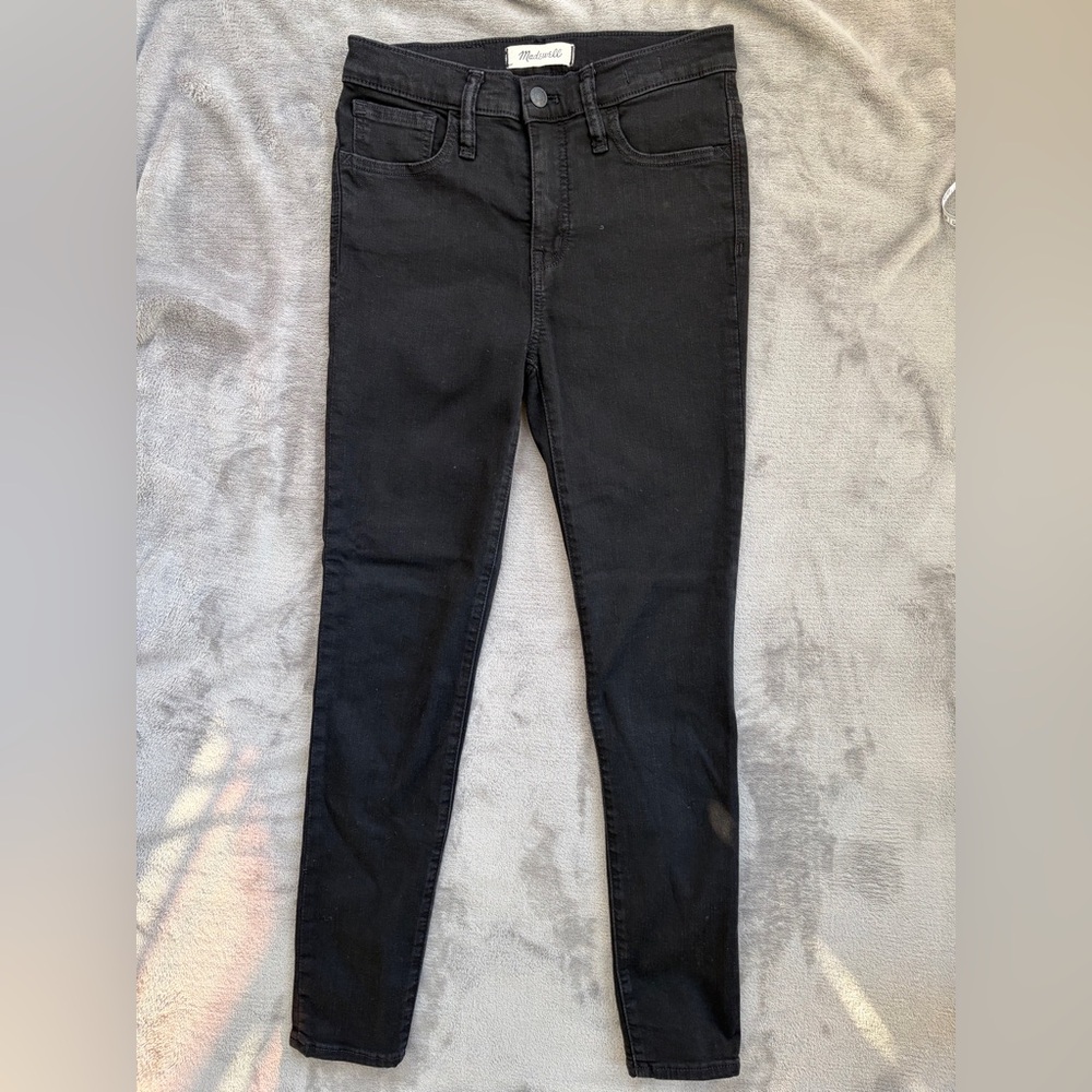 NWOT Madewell Roadtripper Black Women's Denim Skinny Jeans